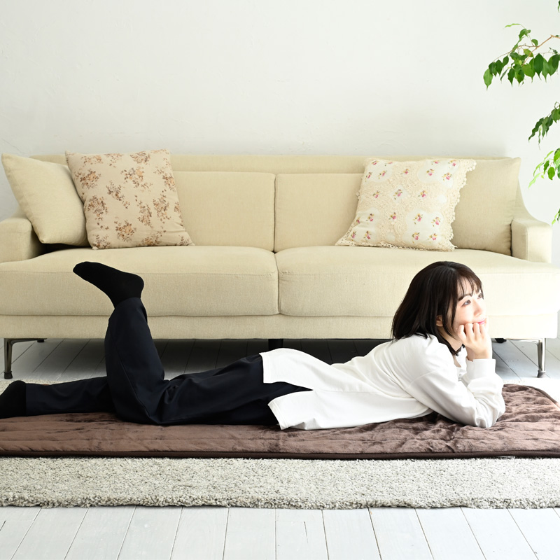 洗えるどこでもカーペット YWD-182F(T) 80×180cm