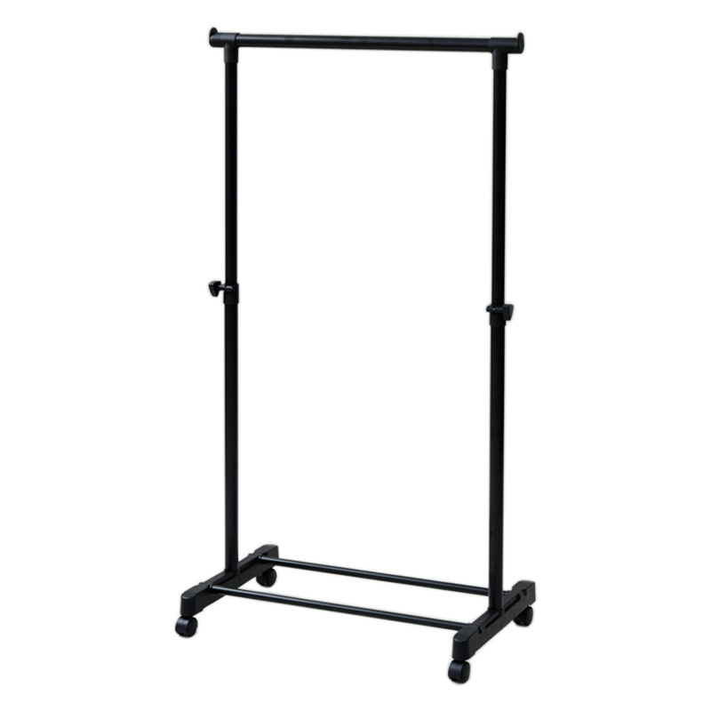 パイプハンガー シングル マットブラック