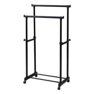 パイプハンガー ダブル マットブラック