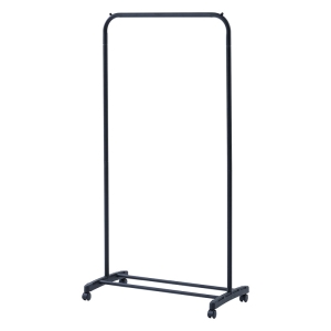 シンプルハンガー オールブラック 幅75cm×奥行43cm×高さ151.5cm