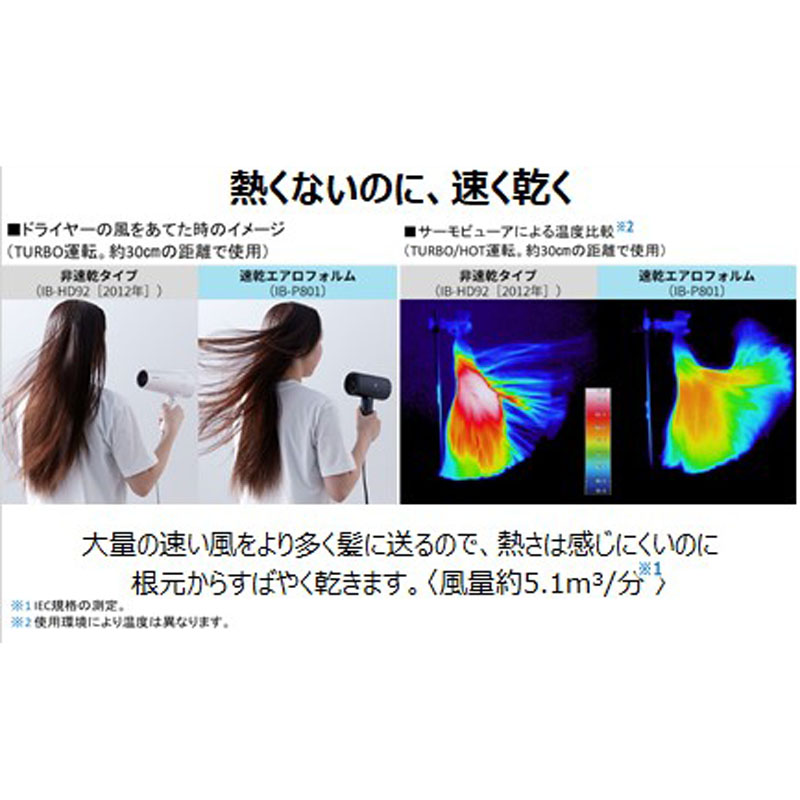 ★【お取り寄せ商品】プラズマクラスター ドレープフロードライヤー IB-P801W ミナスホワイト