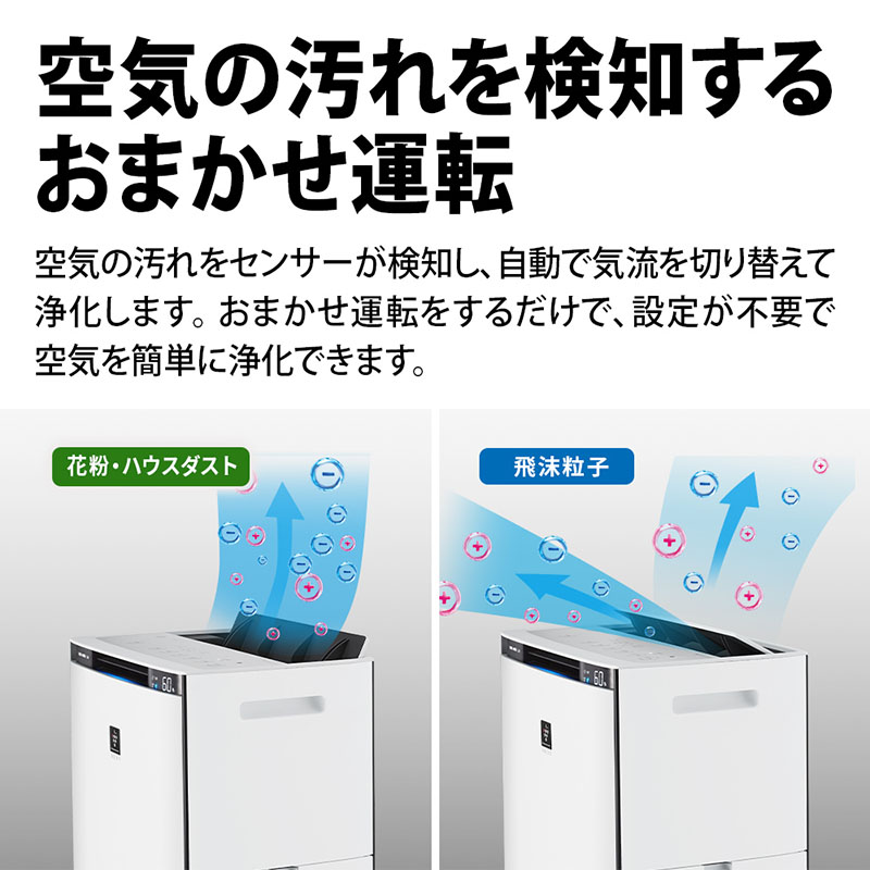 加湿空気清浄機 KI-SX70W ホワイト系