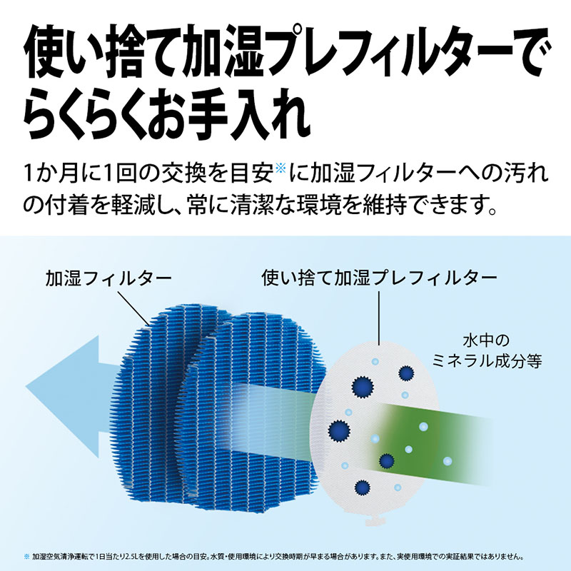 加湿空気清浄機 KI-SX70W ホワイト系