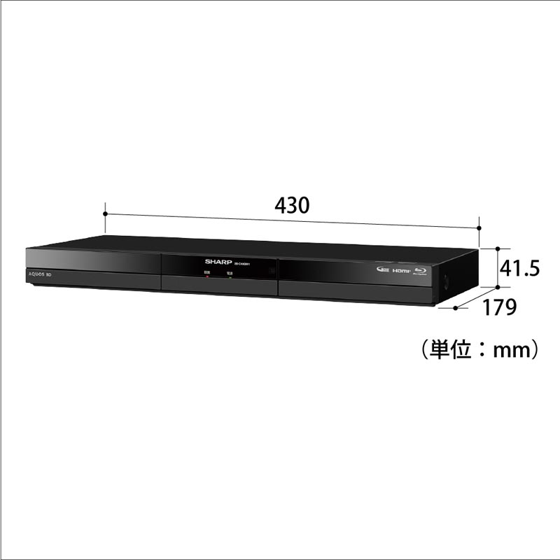AQUOS ブルーレイ 2B-C10GW1 20