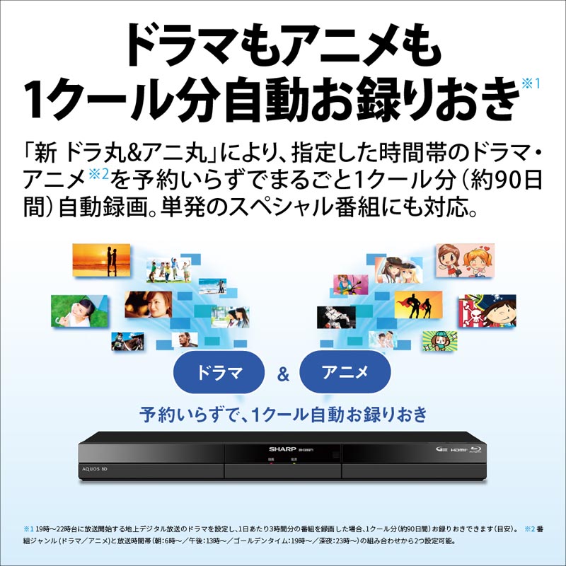 AQUOS ブルーレイ 2B-C10GW1 20