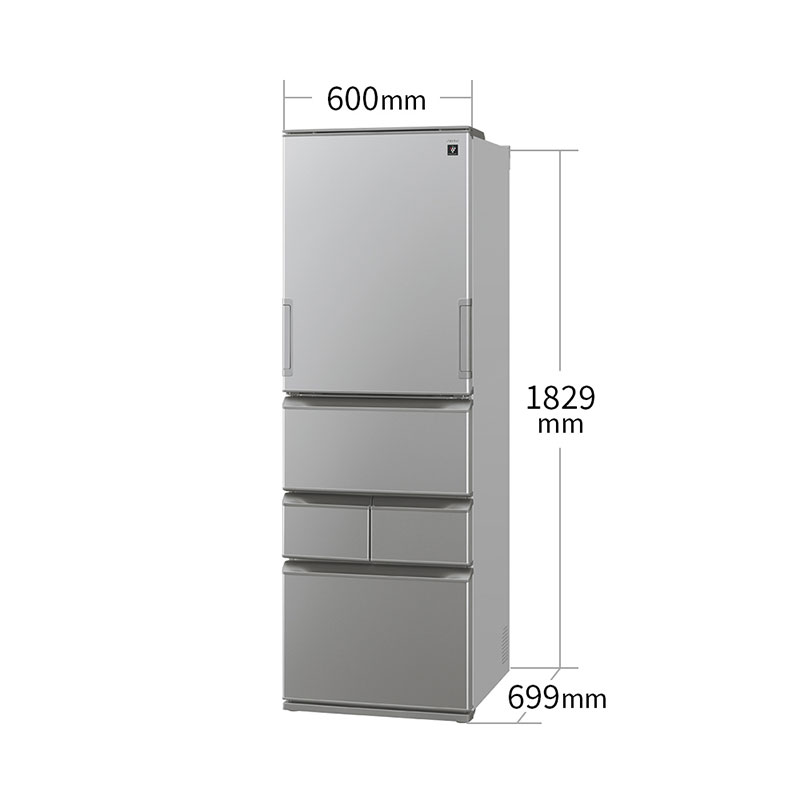 【お取り寄せ商品】455L 冷蔵庫 SJ-XW46PS カームマットシルバー