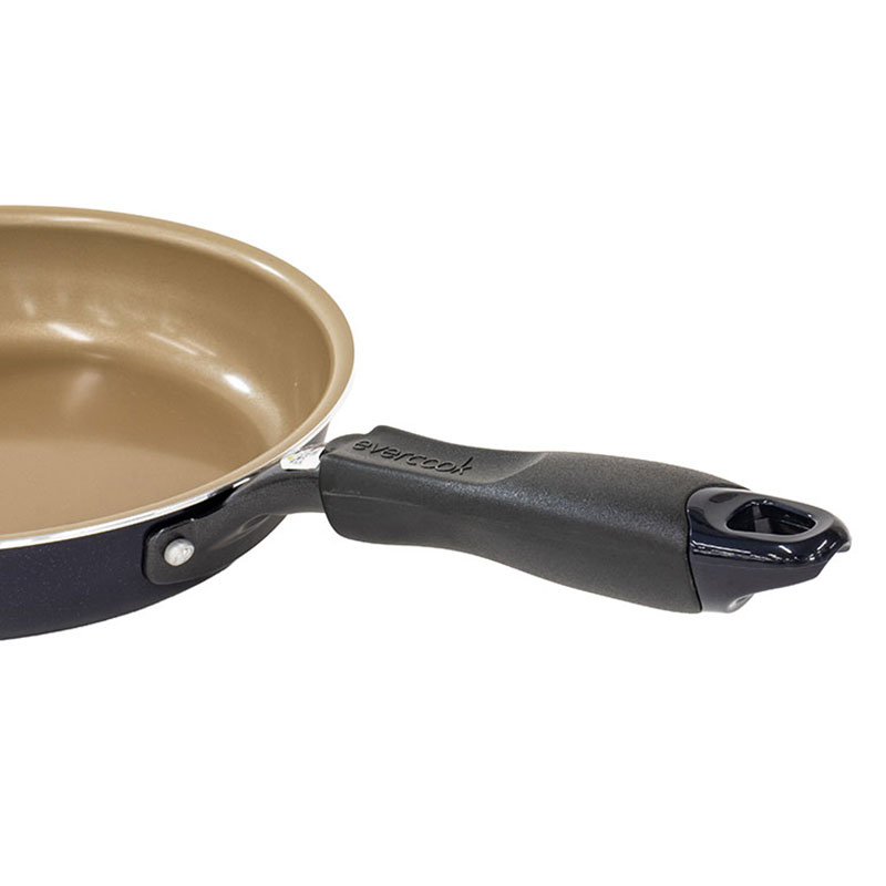 evercook 軽量フライパン 20cm ガス火専用 ネイビー