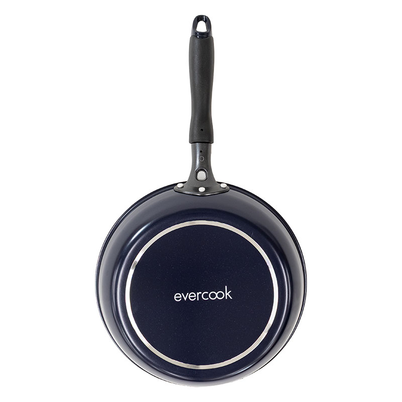 evercook 軽量フライパン 26cm ガス火専用 ネイビー