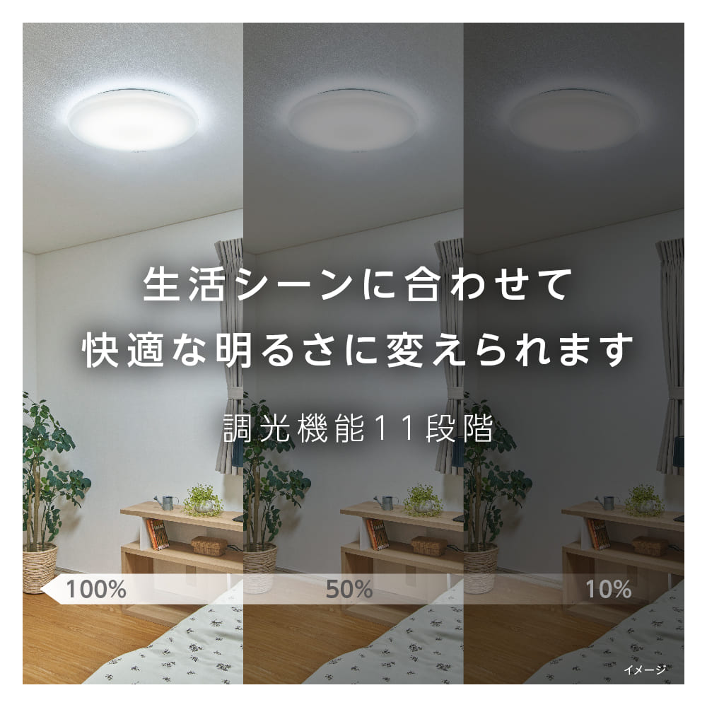 LuminousLED 停電検知 LEDシーリングライト ~8畳用 調光モデル TKE-Y08DX
