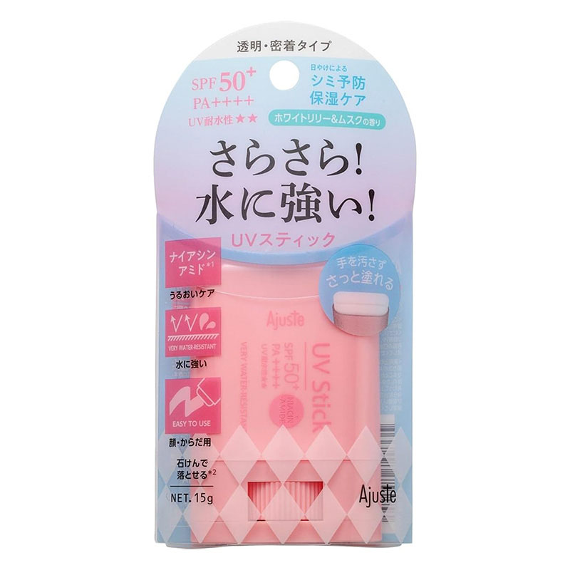 アジャステ ナイアシンアミド UVスティック SPF50+ PA++++ 15g