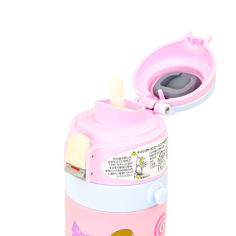sokomo そこまで洗える 3WAYキッズボトル 450ml おかしとリボン