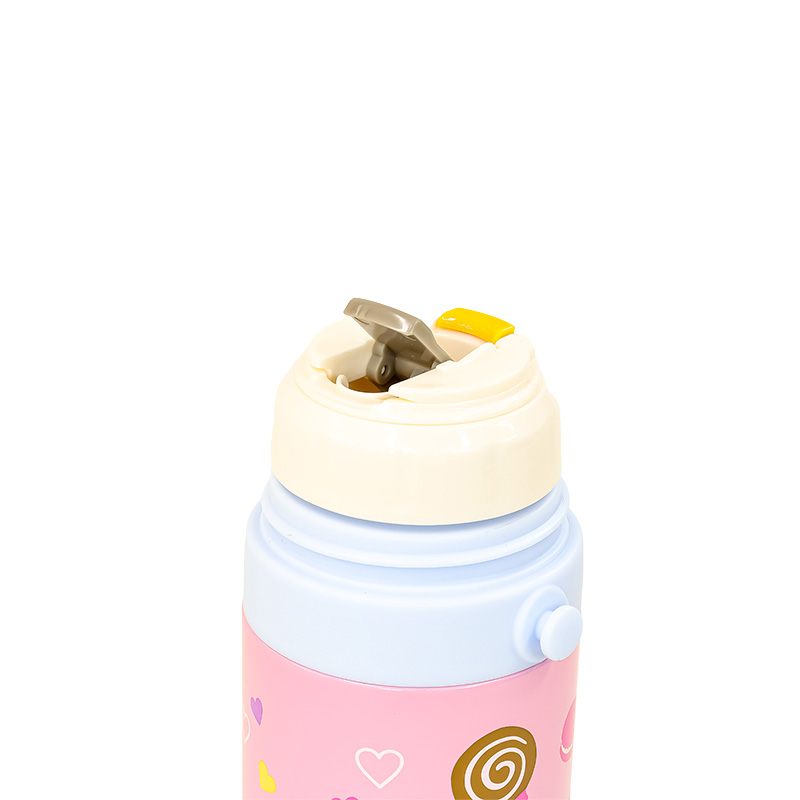 sokomo そこまで洗える 3WAYキッズボトル 450ml おかしとリボン