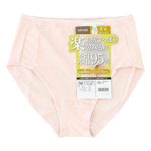 レディース 綿混ストレッチショーツ スモークピンク