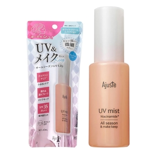 アジャステ ナイアシンアミド オールシーズンUVミスト SPF35 PA++ ホワイトリリー&ムスクの香り 60ml