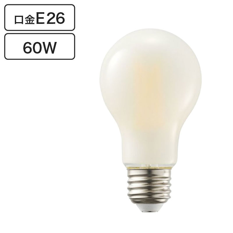 ルミナセーブ 省エネLED電球 E26 60形 電球色 LSF-A60L
