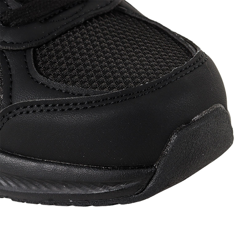 撥水スポーツシューズ ブラック×ブラック