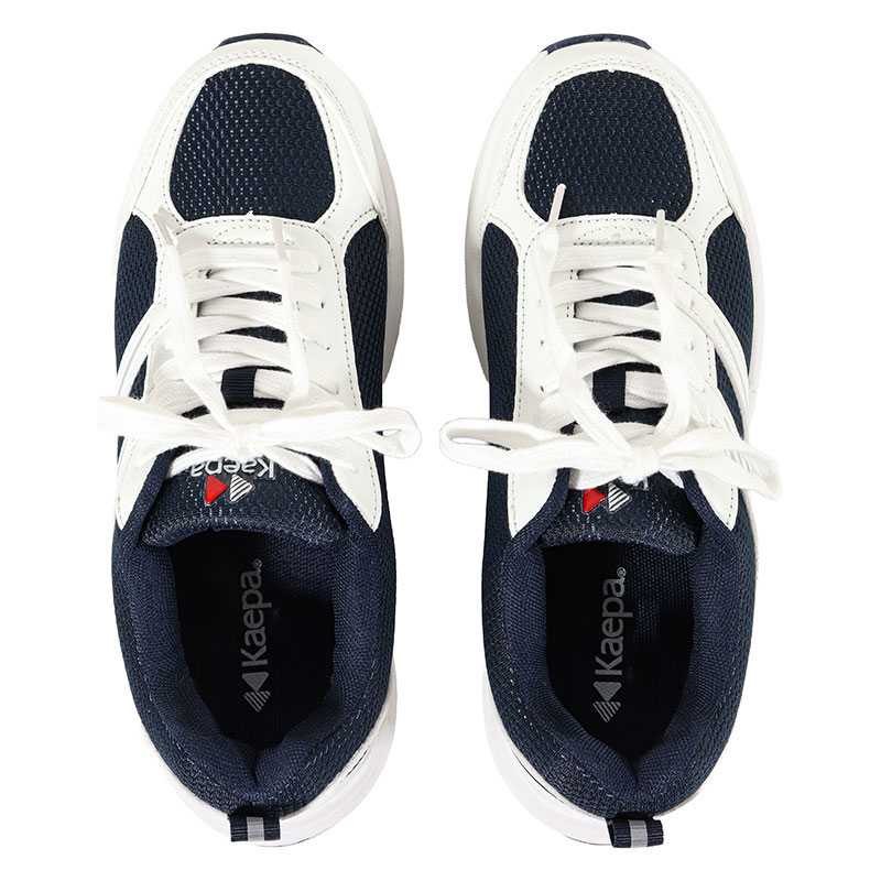 撥水スポーツシューズ ネイビー×ホワイト