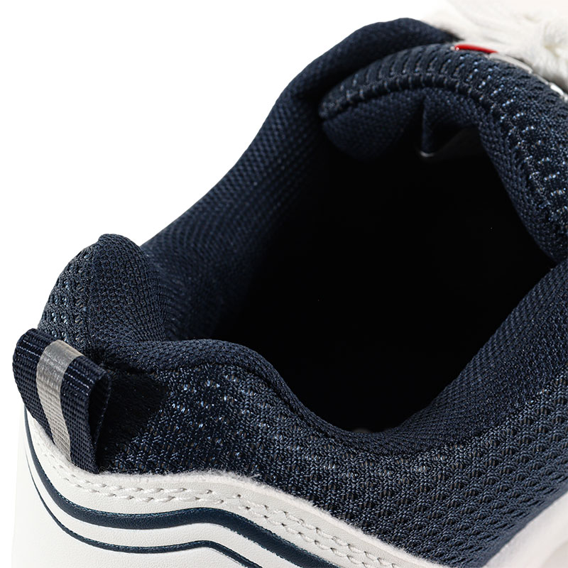 撥水スポーツシューズ ネイビー×ホワイト