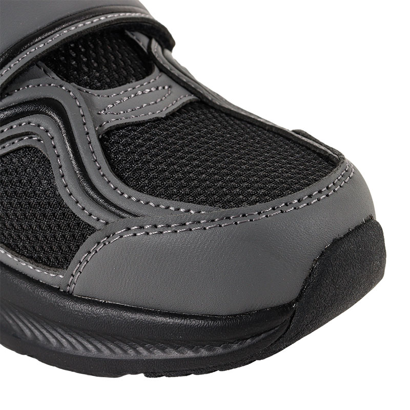 Kaepa 撥水マジックシューズ ダークグレー×ブラック