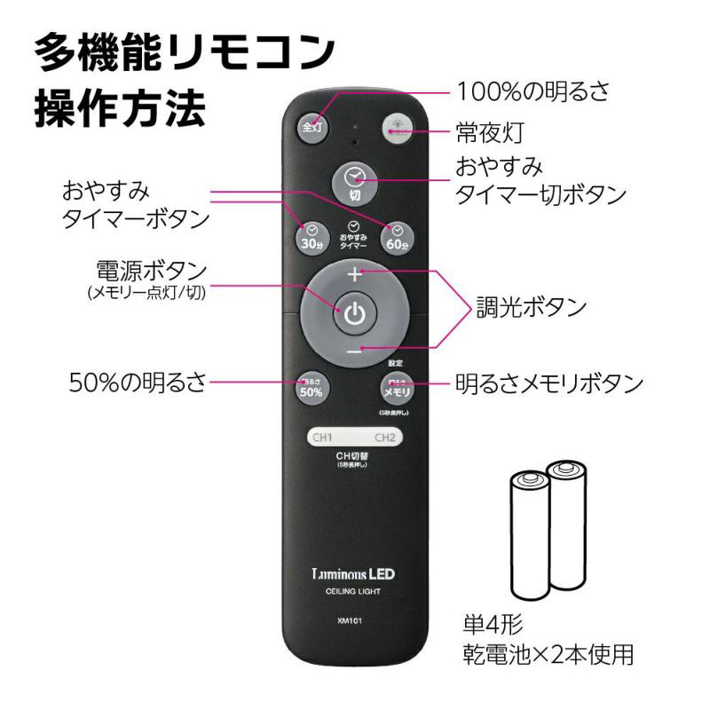 LEDブリリアントシーリングライト ～6畳用 調光モデル BR40-A06DX