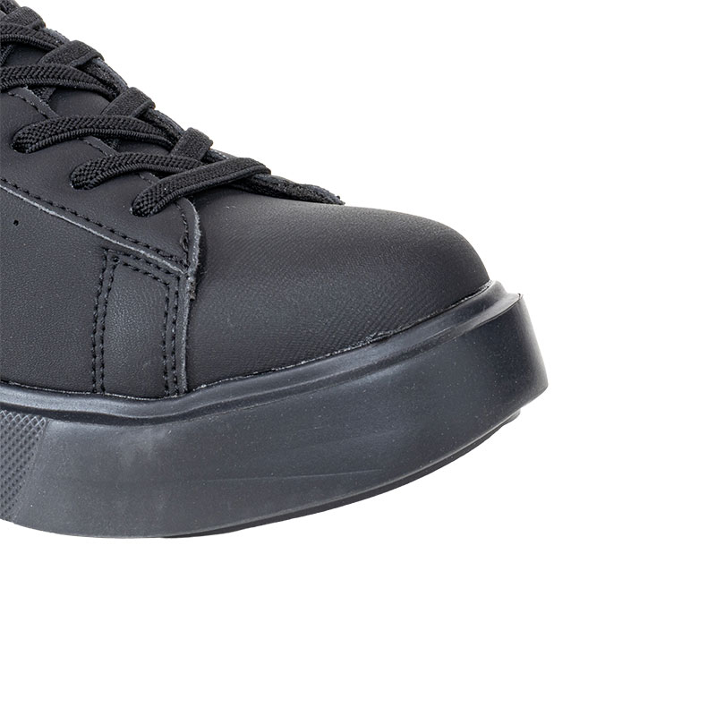 レディース ハンズフリーコート スニーカー ブラック