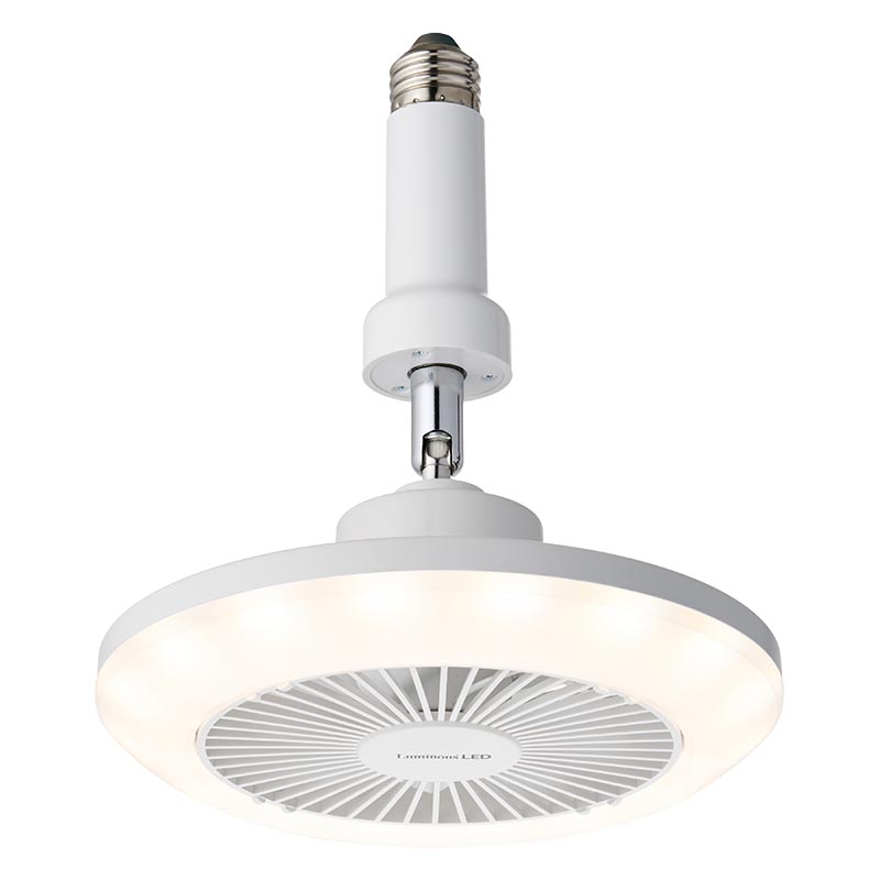 ルミナス LEDファン サーキュライト ソケット引掛けモデル DLLH64CWH
