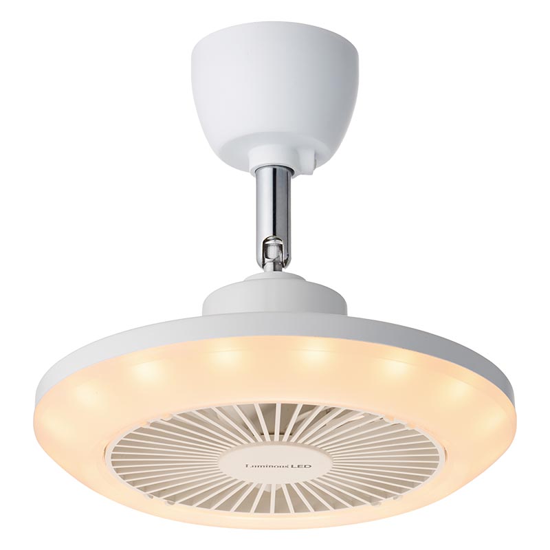 ルミナス LEDファン サーキュライト E26 ソケット DLLS64CWH