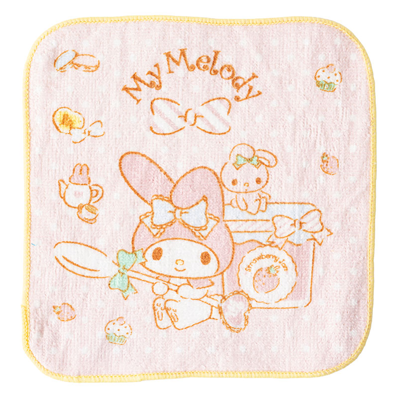 プチタオル 16×16cm マイメロディ ピクニック 3枚組