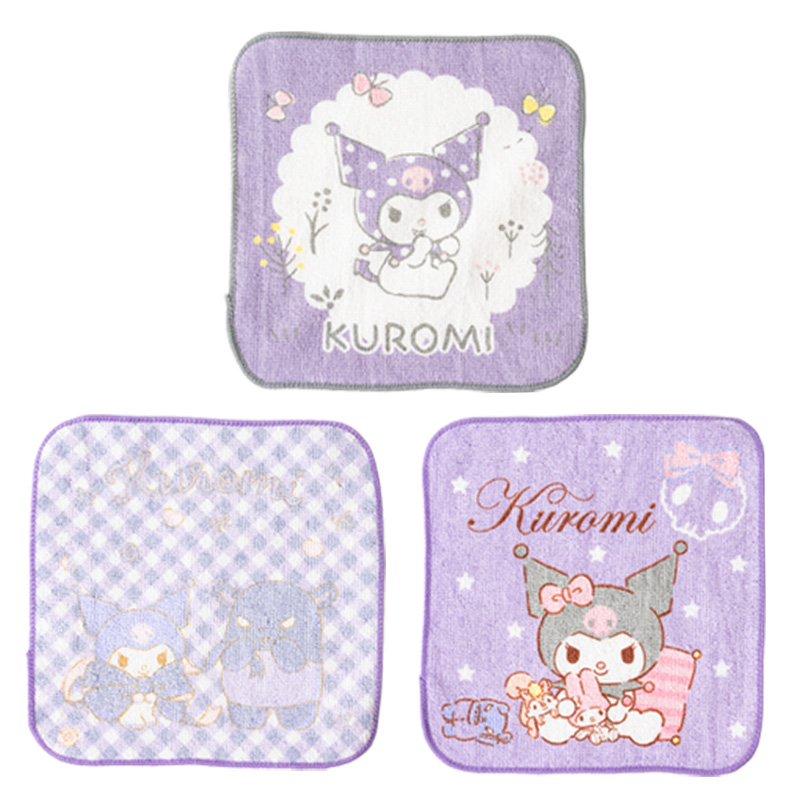 プチタオル 16×16cm クロミ 3枚組