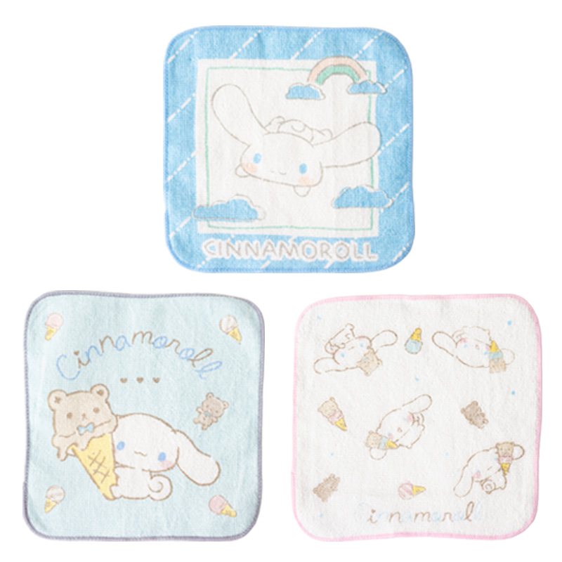 プチタオル 16×16cm シナモロール 3枚組