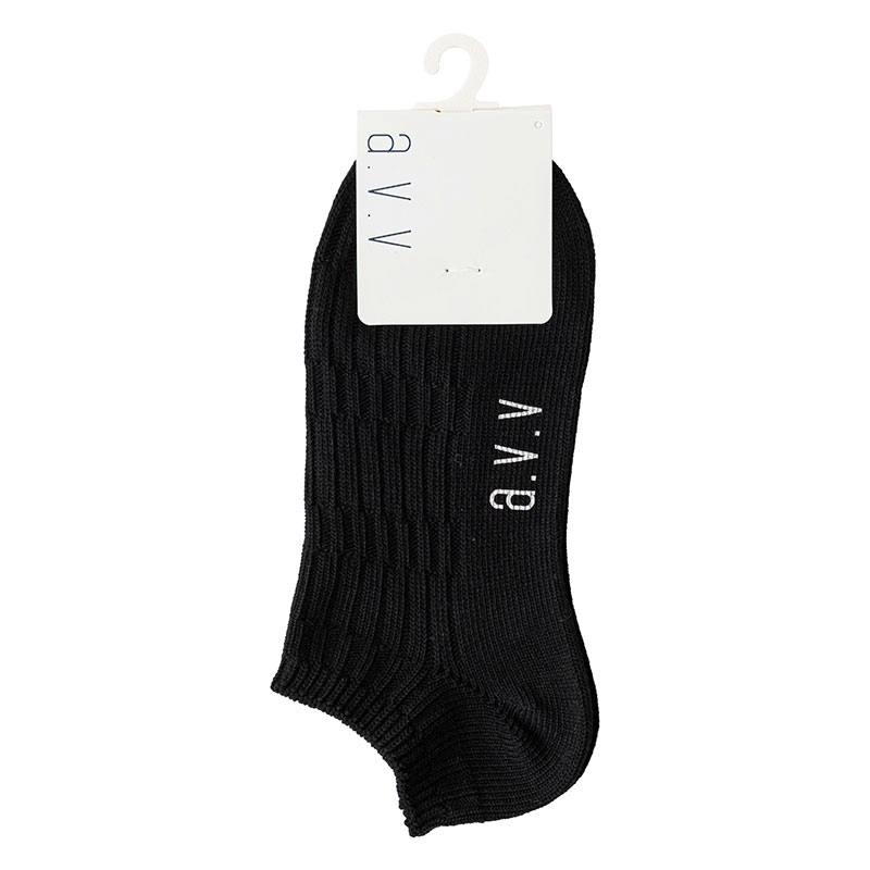 レディース a.v.v スニーカーソックス 無地 ネイビー 23-25cm 23-25cm