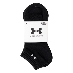 レディース ソックス スニーカー丈 ブラック 3足組 23-25cm 23-25cm