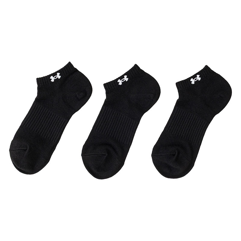 レディース ソックス スニーカー丈 ブラック 3足組 23-25cm 23-25cm