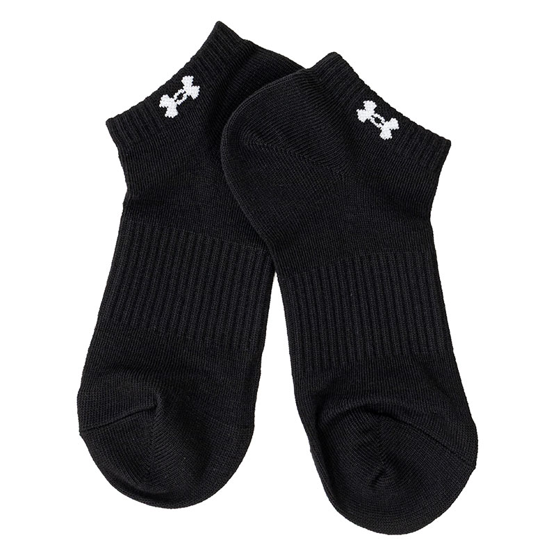 レディース ソックス スニーカー丈 ブラック 3足組 23-25cm 23-25cm