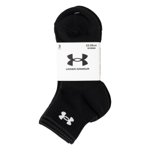 レディース ソックス ショート丈 ブラック 3足組 23-25cm 23-25cm