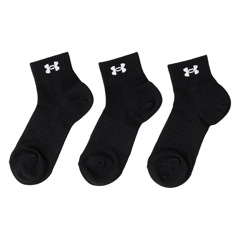 レディース ソックス ショート丈 ブラック 3足組 23-25cm 23-25cm