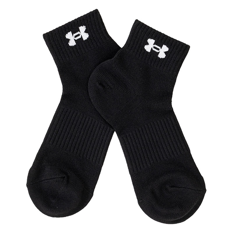 レディース ソックス ショート丈 ブラック 3足組 23-25cm 23-25cm