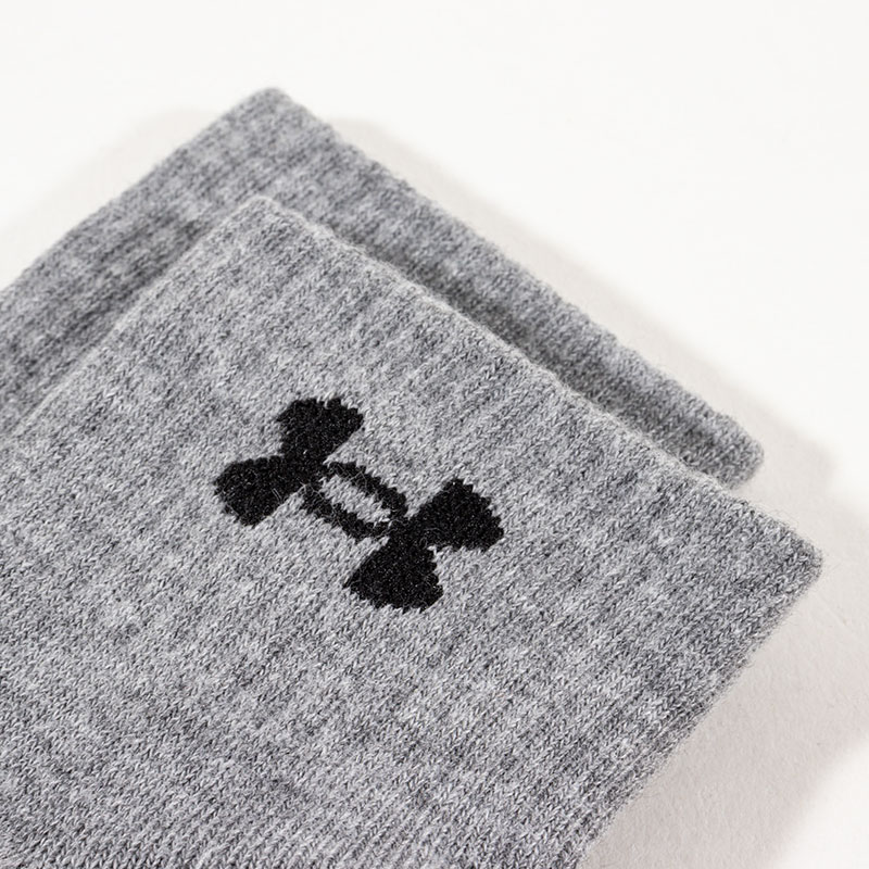 キッズ ソックス ショート丈 3足組 無地ロゴ 23-25cm