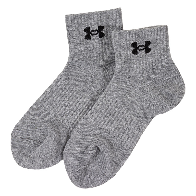 キッズ ソックス ショート丈 3足組 無地ロゴ  21-23cm