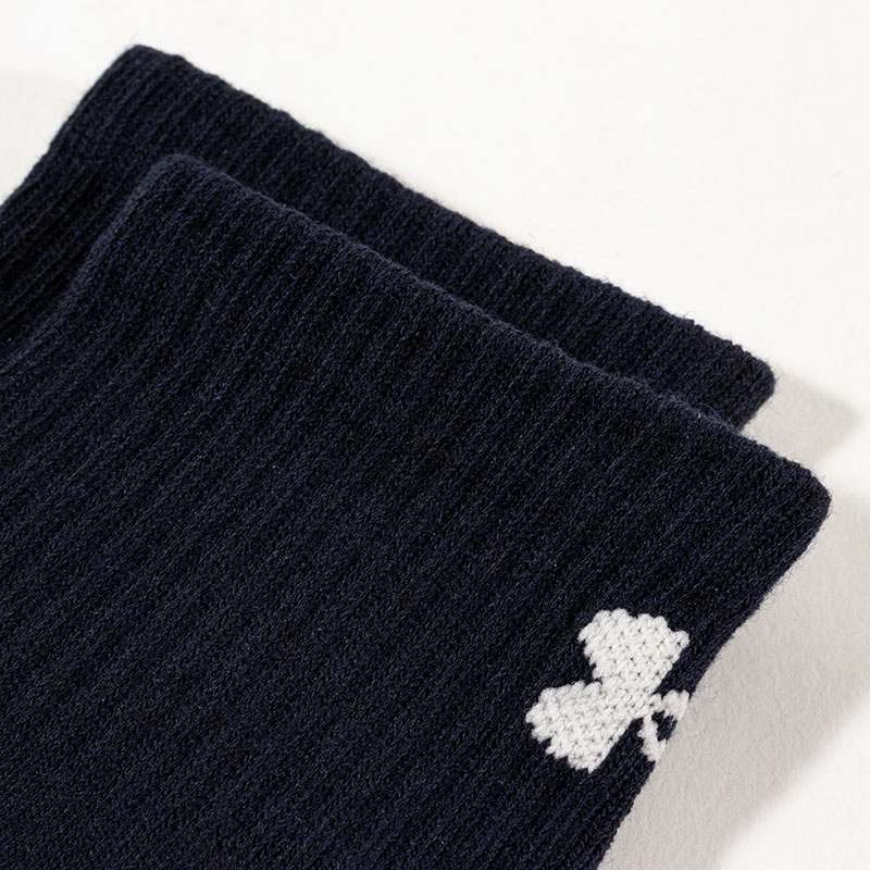 キッズ ソックス ショート丈 3足組 バイカラー 23-25cm