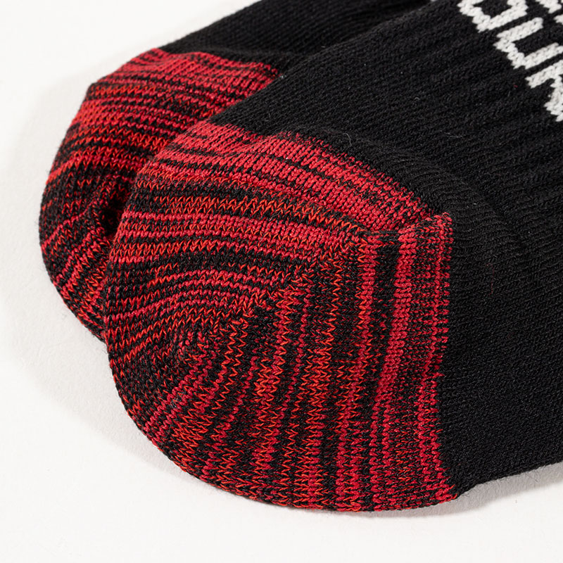 キッズ ソックス ショート丈 3足組 バイカラー 21-23cm