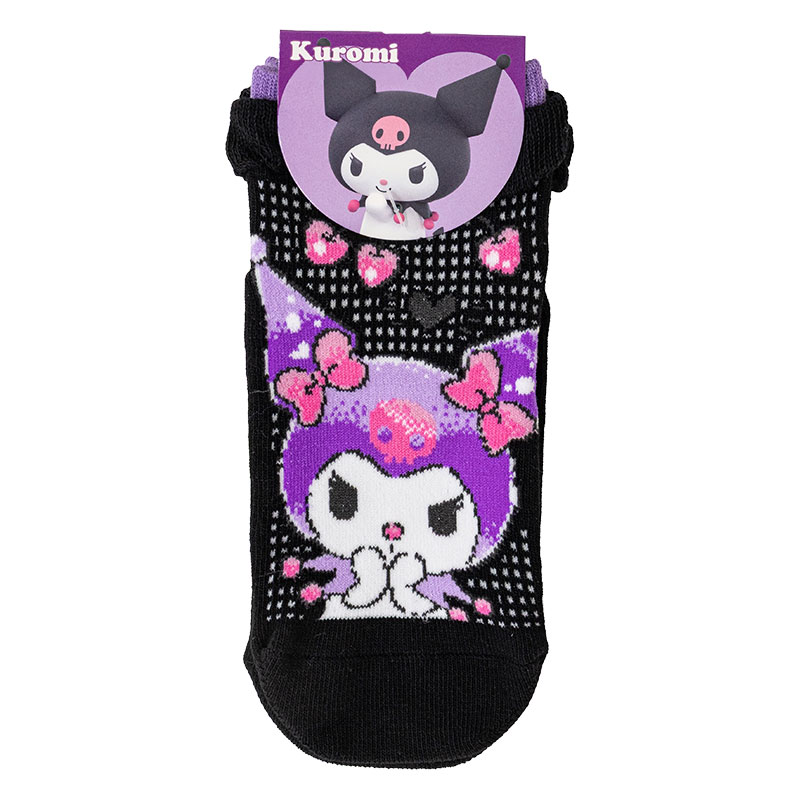 キッズ スニーカー丈ソックス クロミ ブラック 15-20cm