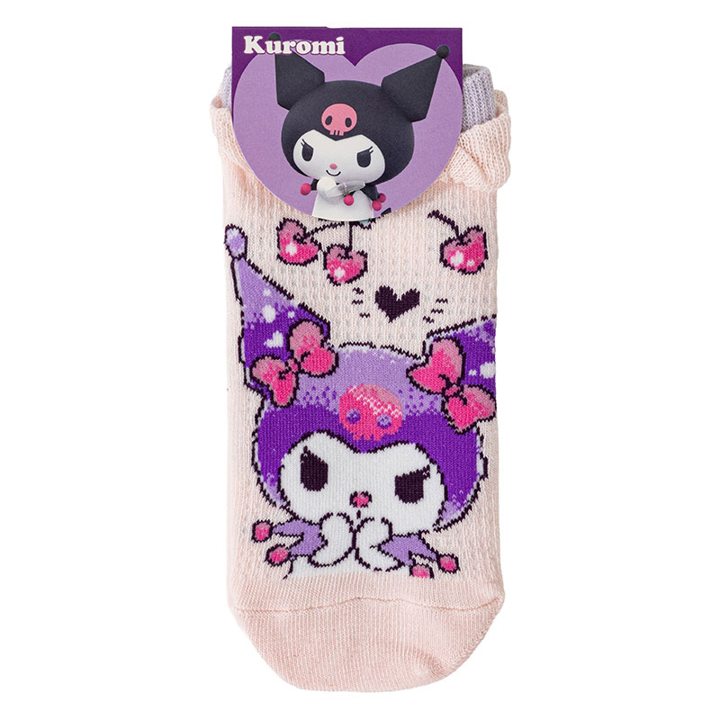 キッズ スニーカー丈ソックス クロミ ピンク 15-20cm