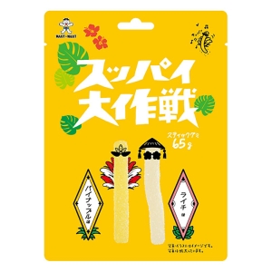 スッパイ大作戦 パイナップル味＆ライチ味 65g