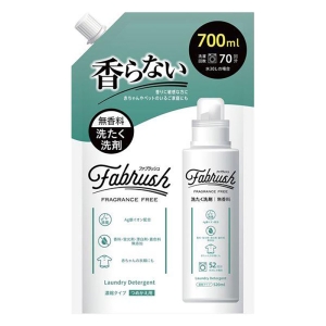 fabrush 香らない洗たく洗剤 無香料 詰替 700ml