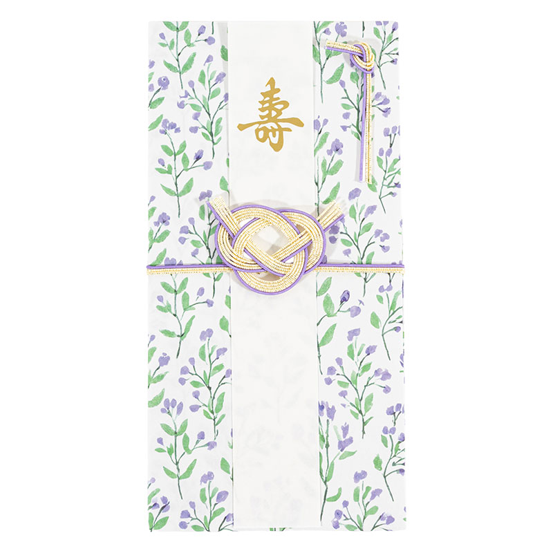 花と贈るご祝儀袋 フラワーシリーズ ラベンダー