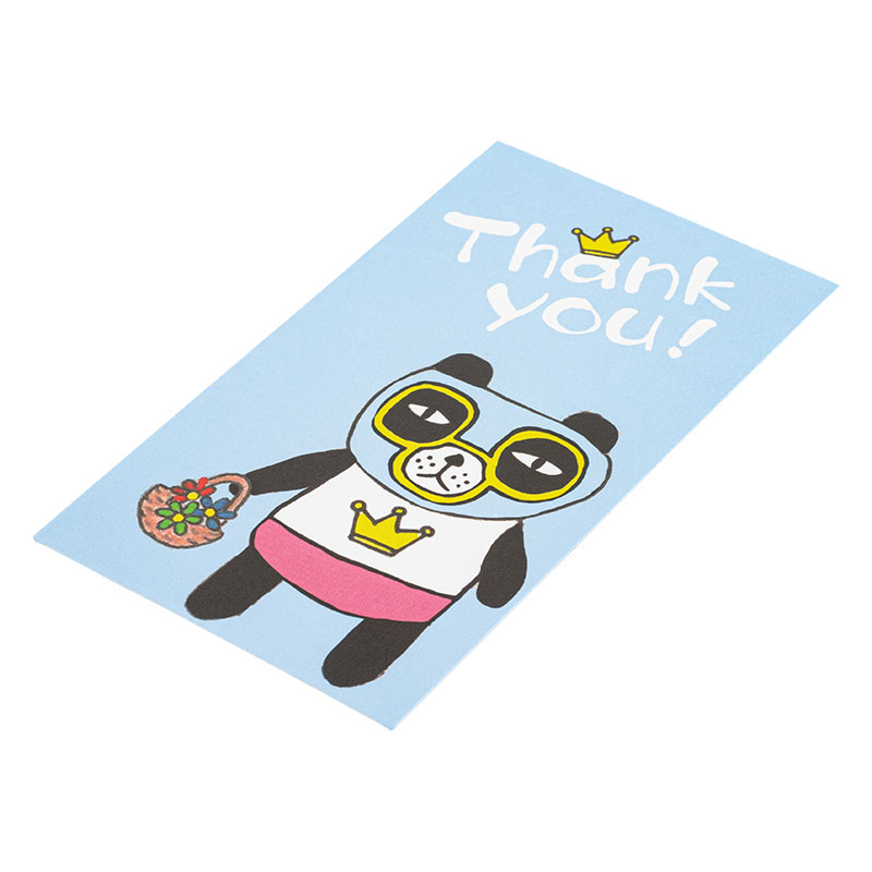 EMOEMO ぽち袋 くま柄 3枚 Thank you!