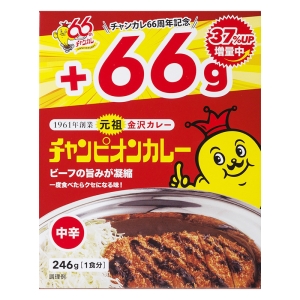 66g増量 レトルトカレー 中辛 246g