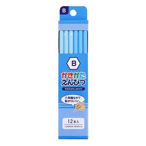 かきかた鉛筆B12本 ブルー