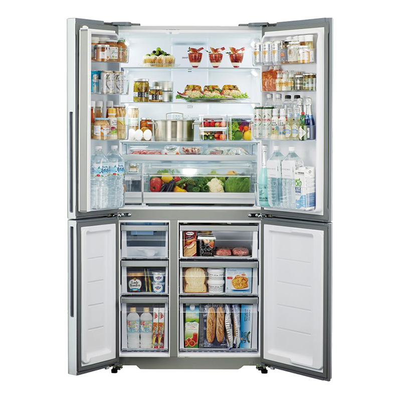 512L 冷凍冷蔵庫 AQR-TZ51M サテンシルバー ｜ ミスターマックス 